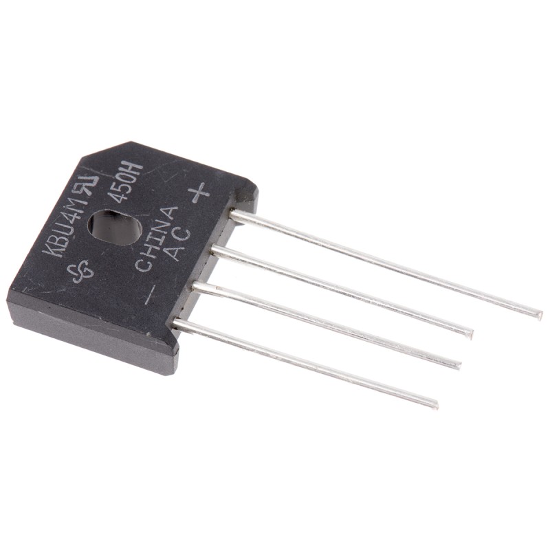 250 pcs - Vishay Bridge Rectifier, 4A, 1000V, 4-Pin