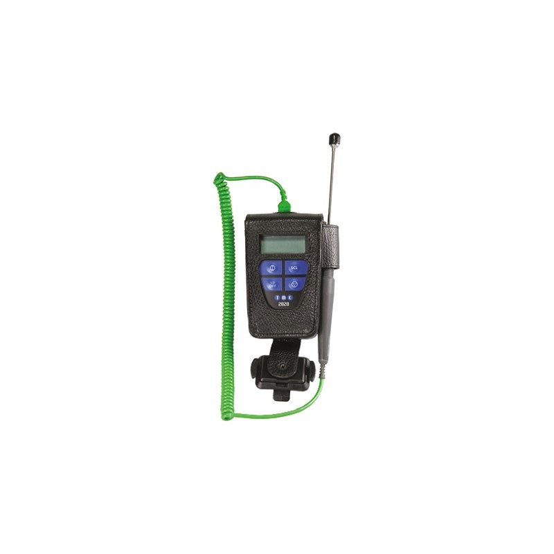 1 pcs - TM Electronics MM2020 HV Dual Input Digital Thermometer & Immersion for Facilities Management Use, Surface Probe,