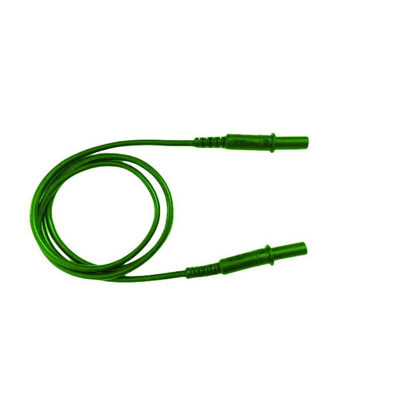 1 pcs - RS PRO Test Leads, 10A, 1000V, Green, 250mm Lead Length