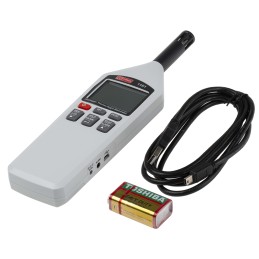 1 pcs - RS PRO Handheld Hygrometer, ±3 %RH Accuracy, +100 °C, +212°F Max, 100%RH Max, UKAS Calibration