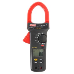 1 pcs - RS PRO ICM139R Clamp Meter, 1000A dc, Max Current 1000A ac CAT III 1000 V, CAT IV 600 V
