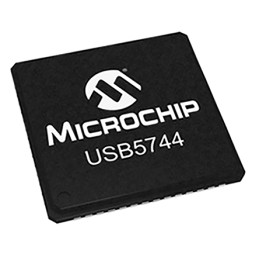 260 pcs - Microchip USB5744-I/2G, USB Controller, 5Gbit/s, USB 3.1, 1.2 V, 3.3 V, 56-Pin SQFN