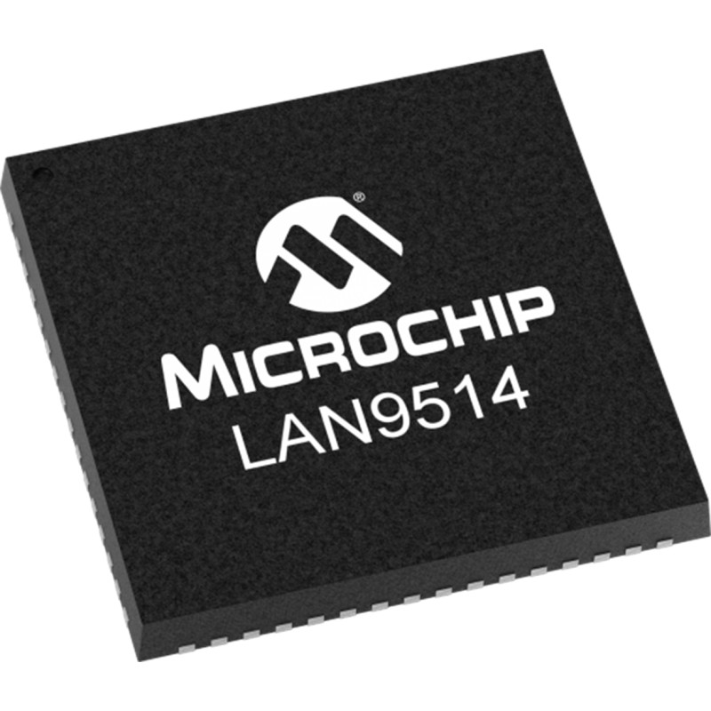 260 pcs - Microchip LAN9514-JZX, Ethernet Controller, 1.5Mbps, USB, 3.3 V, 64-Pin QFN