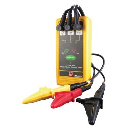 1 pcs - RS PRO TM-601N Phase Rotation Tester, CAT IV 600V, 400Hz Max, 600V ac Max with RS Calibration