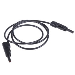 1 pcs - Hirschmann Test & Measurement, 16A, 30 V ac, 60V dc, Black, 1m Lead Length