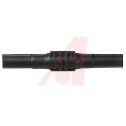 1 pcs - Mueller Electric Black, Female Banana Coupler With Brass contacts and Nickel Plated