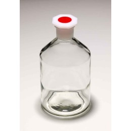 10 pcs - RS PRO 500ml Glass Narrow Neck Reagent Bottle