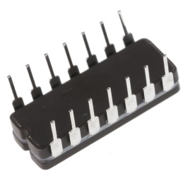 10 pcs - Texas Instruments CD40106BF3A Hex Schmitt Trigger Inverter, 14-Pin CDIP