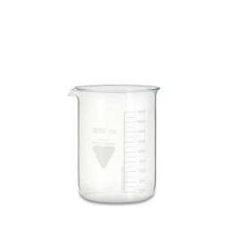10 pcs - RS PRO Borosilicate Glass 2L Beaker
