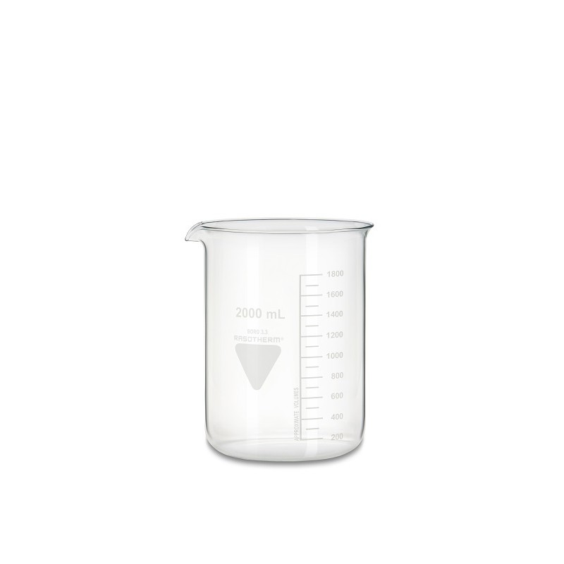10 pcs - RS PRO Borosilicate Glass 2L Beaker
