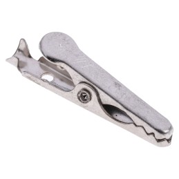 10 pcs - Mueller Electric Crocodile Clip, Nickel-Plated Steel, Steel Contact, 5A