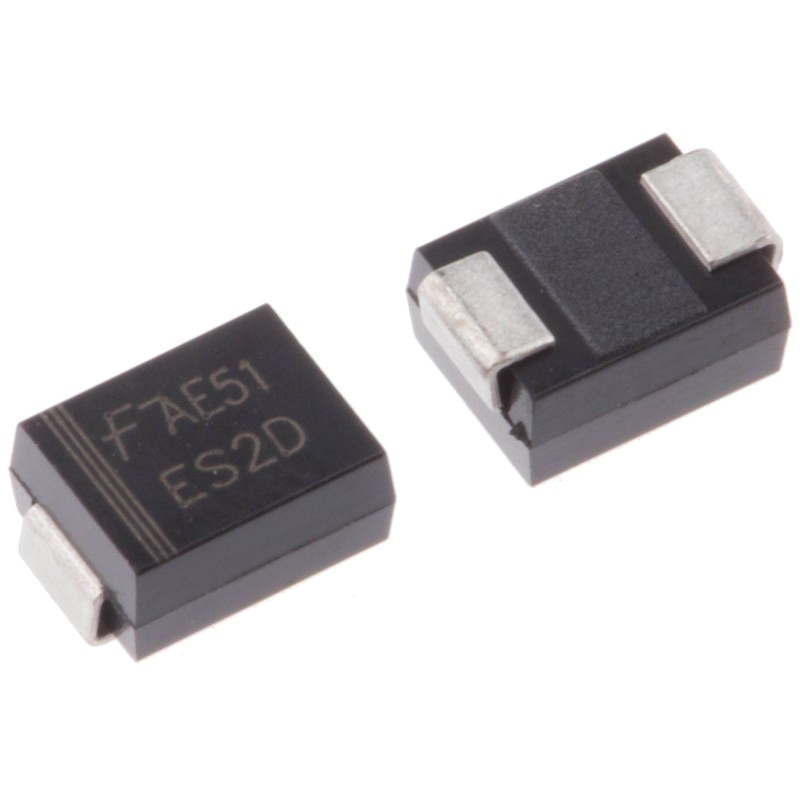 100 pcs - onsemi 200V 2A, Rectifier Diode, 2-Pin DO-214AA ES2D