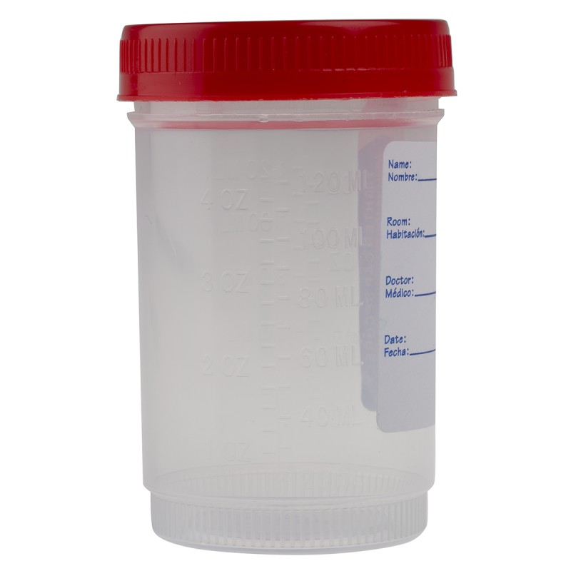 10 pcs - RS PRO 120ml PP Wide Neck Storage Bottle