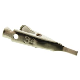 10 pcs - Mueller Electric Crocodile Clip, Nickel-Plated Steel, Steel Contact, 5A