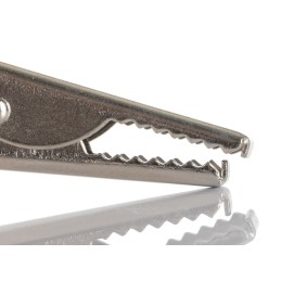 10 pcs - RS PRO Crocodile Clip, Nickel-Plated Steel Contact, 5A