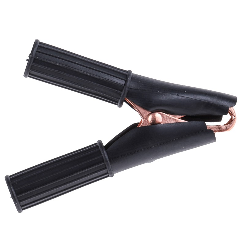 10 pcs - Mueller Electric Crocodile Clip, Copper-Plated Steel Contact, 50A, Black