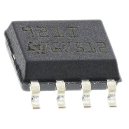 100 pcs - TS921ID STMicroelectronics, High Current, Op Amp, RRIO, 4MHz 1 kHz, 2.7 - 12 V, 8-Pin SOIC