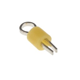 100 pcs - RS PRO 1.32mm Yellow Terminal Post