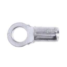 100 pcs - RS PRO Uninsulated Crimp Ring Terminal, M3 Stud Size, 0.5mm² to 1.5mm² Wire Size