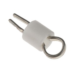 100 pcs - RS PRO 1.32mm White Terminal Post