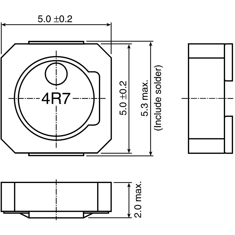 25 pcs - TDK, VLCF, 5020 Shielded Wire-wound SMD Inductor with a Ferrite Core, 15 μH ±20% Wire-Wound 1.3A Idc