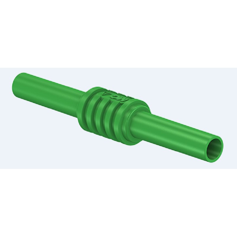 2 pcs - Staubli Green, Female Banana Coupler With Brass contacts