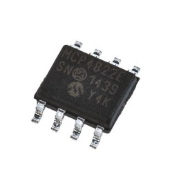 100 pcs - Microchip, DAC Dual 12 bit- ±2%FSR Serial (SPI/Microwire), 8-Pin SOIC