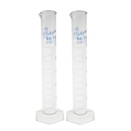 2 pcs - RS PRO PMP Measuring Cylinder, 50ml