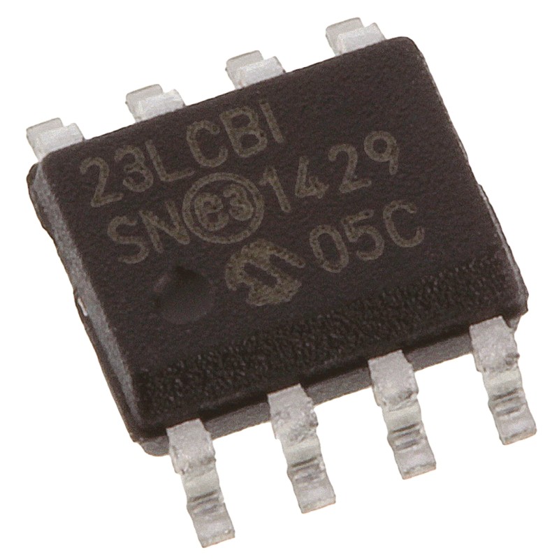 100 pcs - Microchip SRAM, 23LC1024-I/SN- 1Mbit