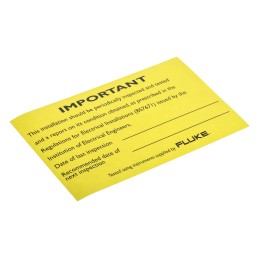 20 pcs - Fluke LAB01 Periodic Inspection Report