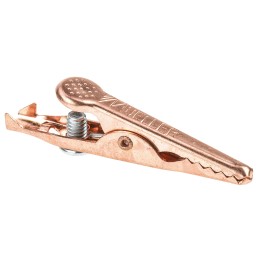 5 pcs - Mueller Electric Crocodile Clip, Copper Contact, 10A