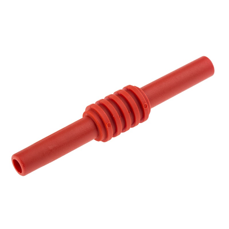 5 pcs - Staubli Red, Male Banana Coupler With Brass contacts and Nickel Plated