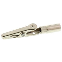 5 pcs - Mueller Electric Crocodile Clip, Nickel-Plated Steel Contact, 5A