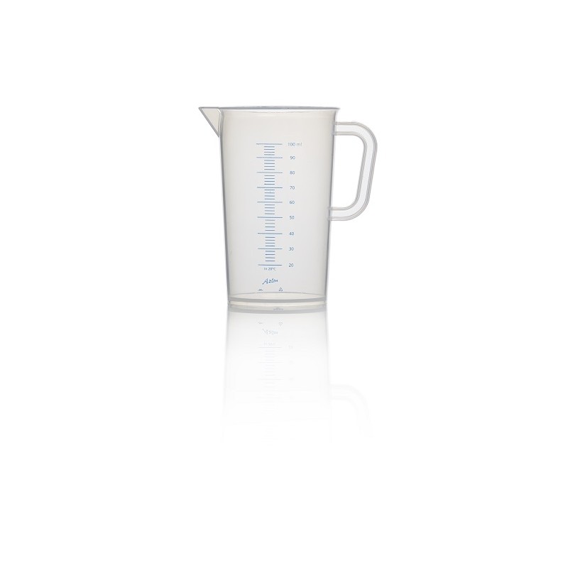 5 pcs - RS PRO PP 100ml Laboratory Jug