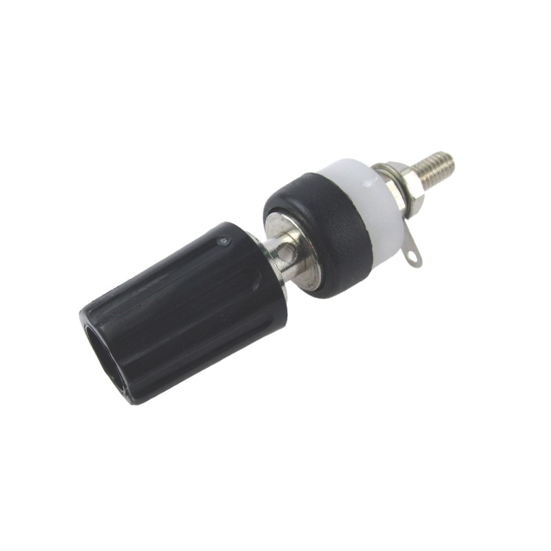 5 pcs - RS PRO 2mm Black Terminal Post, 60V dc, 15A, 4BA Thread