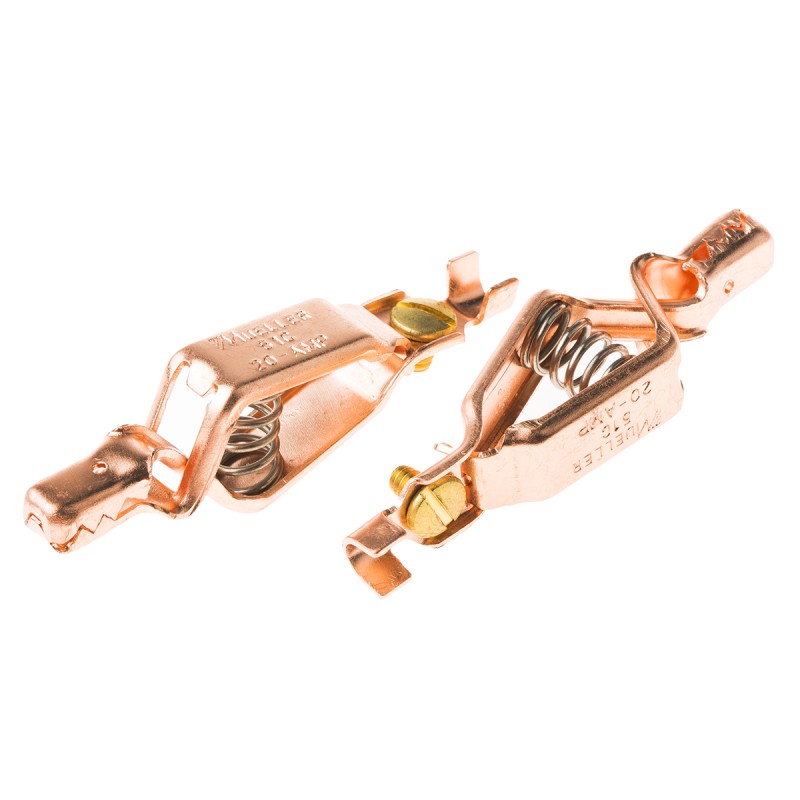 5 pcs - Mueller Electric Crocodile Clip, Copper Contact, 20A