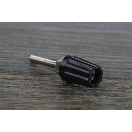 5 pcs - RS PRO 16A, Black Binding Post With Brass Contacts and Nickel Plated