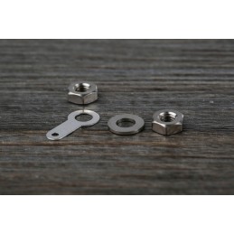 5 pcs - RS PRO 16A, Black Binding Post With Brass Contacts and Nickel Plated