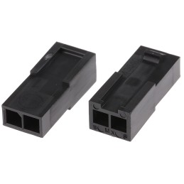 5 pcs - Molex, Micro-Fit 3.0 Male Connector Housing, 3mm Pitch, 2 Way, 1 Row