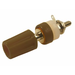 5 pcs - RS PRO 2mm Brown Terminal Post, 60V dc, 15A, 4BA Thread