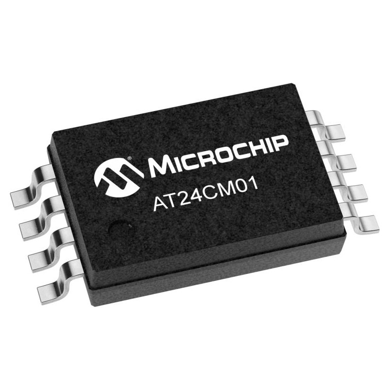 100 pcs - Microchip AT24CM01-XHD-B, 1Mbit EEPROM Memory Chip, 550ns 8-Pin TSSOP-8 Serial-2 Wire, Serial-I2C