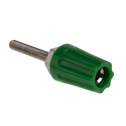 5 pcs - RS PRO 16A, Green Binding Post With Brass Contacts and Nickel Plated