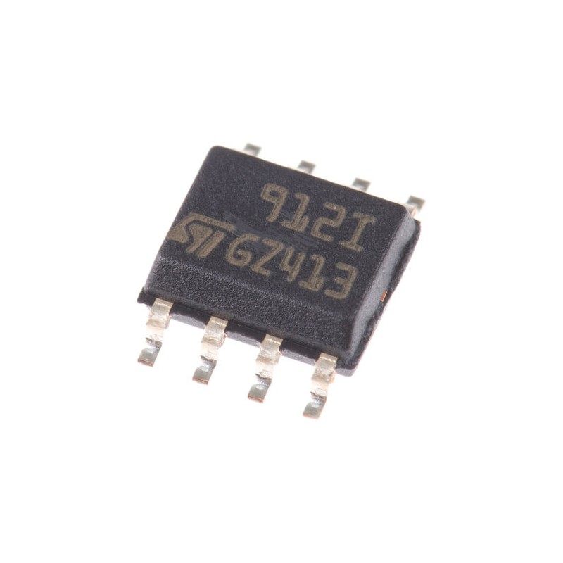 100 pcs - TS912ID STMicroelectronics, Low Power, Op Amp, RRIO, 1MHz, 3 - 15 V, 8-Pin SOIC