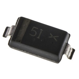 125 pcs - STMicroelectronics 100V 200mA, Schottky Diode, 2-Pin SOD-123 BAT41ZFILM