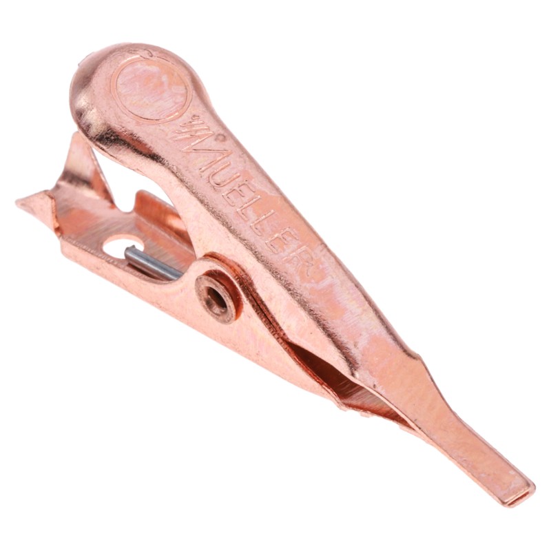 5 pcs - Mueller Electric Crocodile Clip, Copper Contact, 5A