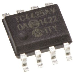 100 pcs - Microchip TC4425AVOA, MOSFET 2, 4.5 A, 18V 8-Pin, SOIC