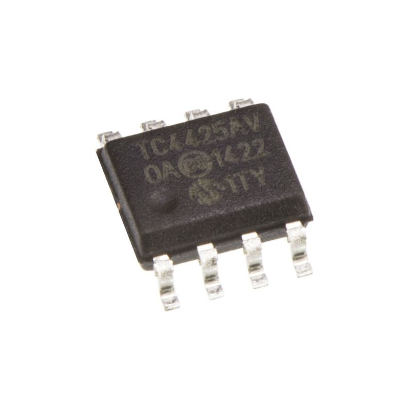 100 pcs - Microchip TC4425AVOA, MOSFET 2, 4.5 A, 18V 8-Pin, SOIC