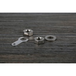 5 pcs - RS PRO 16A, Red Binding Post With Brass Contacts and Nickel Plated