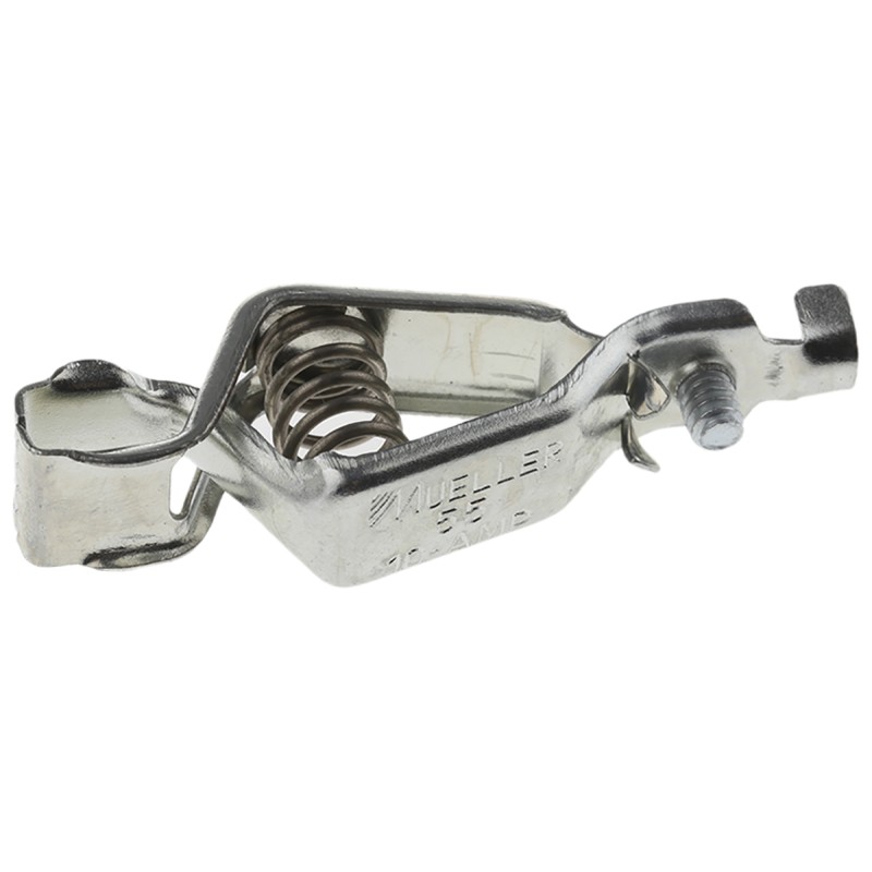 5 pcs - Mueller Electric Crocodile Clip, Zinc-Plated Steel Contact, 10A