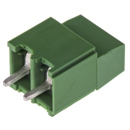 5 pcs - TE Connectivity Buchanan Series PCB Terminal Block, 2-Contact, 5.08mm Pitch, Through Hole Mount, 1-Row, Screw